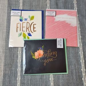 NEW- UWP Luxe Pop-Up Cards Bundle (3)